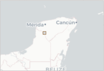 Puuc Route locator map